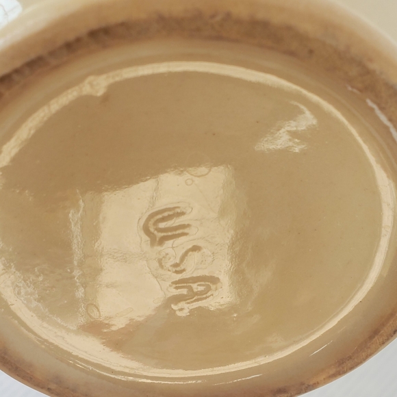 VTG Sunflower Salt & Pepper Shakers SHAWNEE pottery USA 40s-50s Sugar Bowl Set - Picture 12 of 13